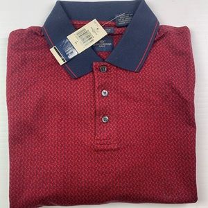 DOCKERS GOLF Mens Short Sleeve Golf Polo Size L